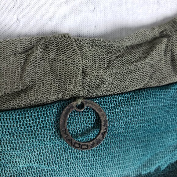 MADO Et Les Autres Mesh Dress Tie Dye Colorblock Abstract Print Art-o-Wear sz M - Picture 6 of 11